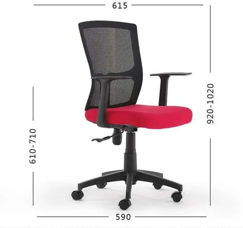 Miniatura 2 de Articulate Silla de oficina ergonómica de malla en negro59* 102CM(blanco-dinosaurio Doodle4)