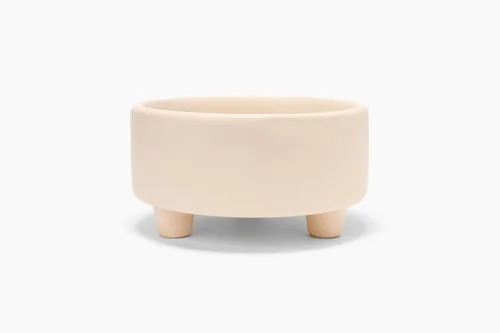 Miniatura 8 de Waggo Uplift - Tazón de cerámica para perros para razas pequeñas, medianas y grandes, pesado y duradero, para alimentos y agua, apto para Crema
