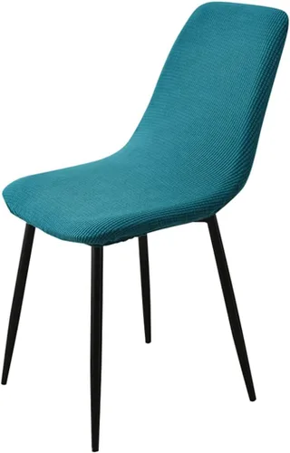 Miniatura 9 de Juego de 4/6/2 fundas elásticas de terciopelo para sillas de comedor, fundas de silla de comedor, estilo moderno, universal, sin brazos, protector