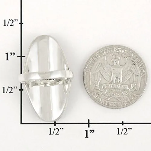 Miniatura 5 de Anillo turquesa de plata de ley 925 con piedras preciosas auténticas tamaño 6 a 11