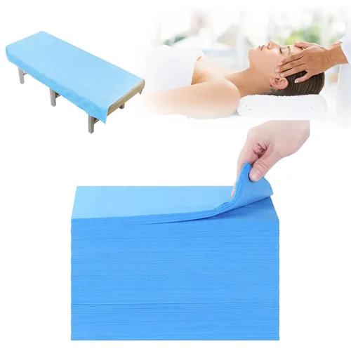 Miniatura 11 de Sábanas desechables de 31 x 71 pulgadas, gruesas, impermeables, de tela no tejida, para mesa de masaje, protector transpirable para terapia