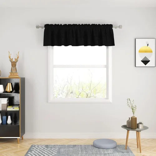 Miniatura 27 de UPOPO Cortinas de Niveles Beige Sobre Fregadero con Textura de Lino para Ventana de Cocina de 16 Pulgadas de Largo Caravana Privacidad Pequeñas