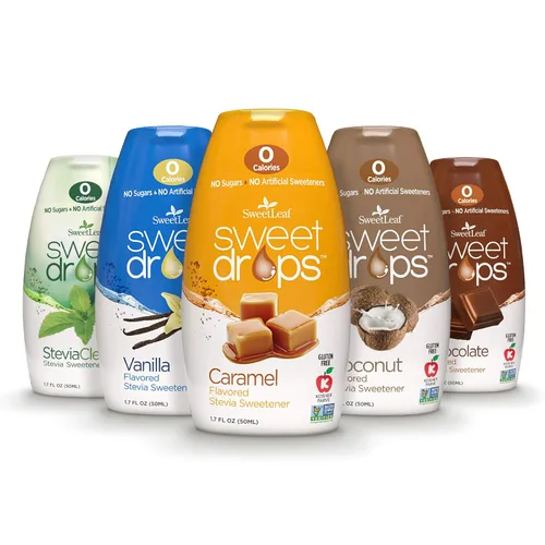 Miniatura 17 de SweetLeaf Sweet Drops - Edulcorante líquido de stevia saborizado, extracto de stevia, cero calorías, sin gluten, apto para dieta cetogénica, sin