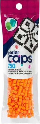 Miniatura 6 de Perler 80-16107 Solid-Top Cap Perler Beads, Bronceado, 750 piezas