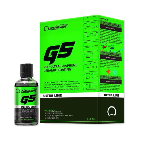 Nanoskin Ultra Line G5 Ultra Graphene Revestimiento Cerámico - Revestimiento cerámico duradero para pintura de automóviles para detallado de