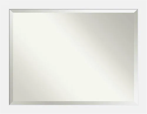 Miniatura 63 de Amanti Art Espejo de pared, espejo de marco de madera blanca lavada para decoración de pared o uso como espejo de baño para sobre el fregadero