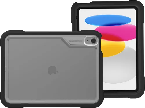 Miniatura 9 de Gumdrop DropTech - Funda transparente compatible con Apple iPad de 9ª 8ª 7ª generación (10.2 pulgadas) diseñada para estudiantes K-12