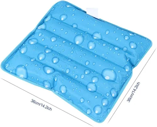 Miniatura 4 de Cojín fresco, cojín de refrigeración por agua, alfombrilla de enfriamiento extraíble para asiento de automóvil, almohadilla de hielo de agua