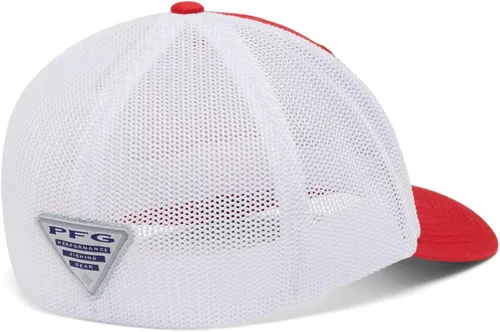 Miniatura 984 de Columbia - Gorra de malla con bandera con árboles unisex para adultos, corona alta