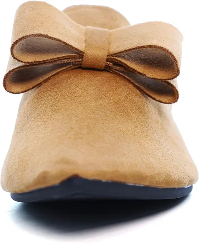 Miniatura 3 de Dear Time Mocasines para mujer, puntera cerrada, cómodos, sin espalda, mocasines elegantes, zapatos planos para mujer