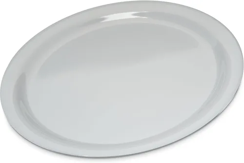 Miniatura 2 de Carlisle FoodService Products Kingline - Plato llano de plástico reutilizable para el hogar y restaurantes, melamina, 9 pulgadas, blanco