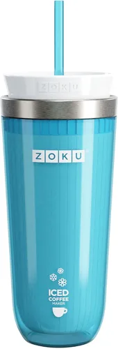Miniatura 10 de Zoku Cafetera de Café Helado Instantáneo, Enfriador de Bebidas Reutilizable que Enfría Bebidas Calientes en Minutos Sin Dilución, Vaso Portátil