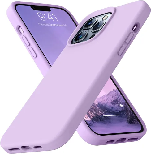 Miniatura 29 de Funda compatible con iPhone 13 de 6.1 pulgadas, de silicona líquida premium [forro de microfibra suave antiarañazos], goma de gel, protección Uva
