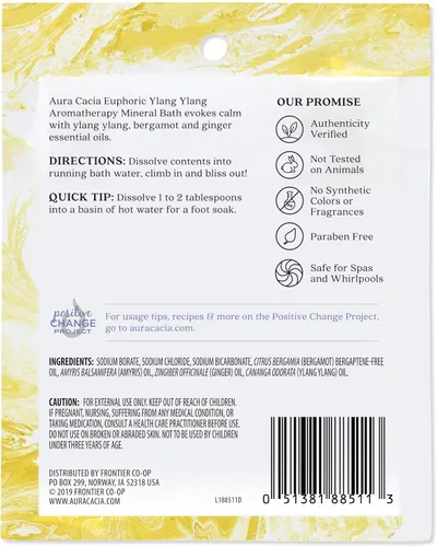 Miniatura 2 de Aura Cacia Clearing Eucalyptus Aromatherapy Mineral Bath Paquete de 2.5 onzas