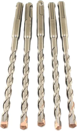 Miniatura 2 de TMAX SDS-Plus - Juego de 5 brocas de martillo giratorio (5/16 x 4 x 6 pulgadas) con punta de carburo para perforar hormigón, cemento, piedra