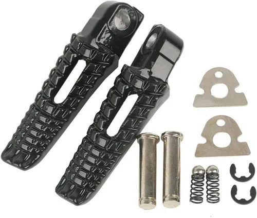 Miniatura 15 de TCT-MOTORPARTS Estriberas para reposapiés trasero delantero negro para Suzuki GSXR1000 2005-2025 GSXR600 750 2006-2025