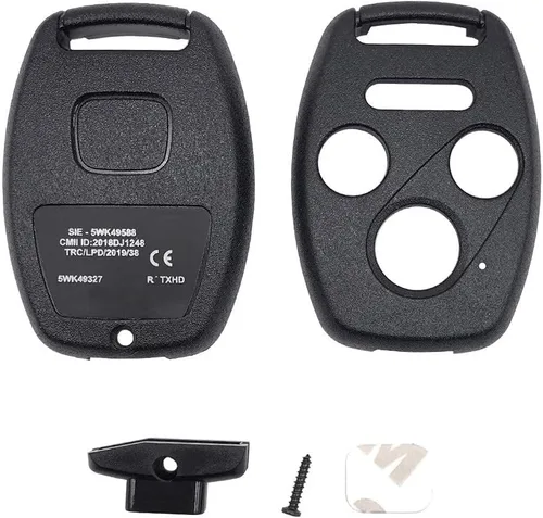 Miniatura 6 de Horande Funda de reemplazo para llavero de entrada sin llave compatible con Honda Accord 2003-2015 Civic 2005-2013 CR-V Pilot Ridgeline CR-Z Fit