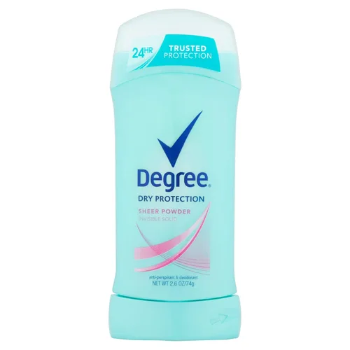 Degree Sheer Powder - Desodorante antitranspirante en barra, 2.6 onzas (paquete de 5)
