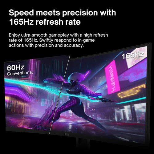 Miniatura 3 de Pixio PXC325 32 pulgadas 165Hz Frecuencia de actualización FHD 1080p Resolución 1500R Panel VA curvo 1ms MPRT Tiempo de respuesta Sincronización