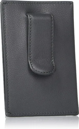 Miniatura 2 de TUMI Nassau - Funda para tarjetas con clip para dinero, Gris (Grey Texture), Cartera RFID
