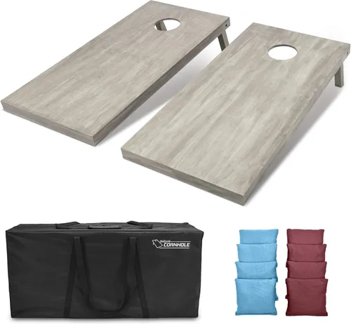 Miniatura 49 de GoSports Juego de tablas de cornhole de madera de tamaño reglamentario de 4 x 2 pies, incluye funda de transporte y bolsas de frijoles