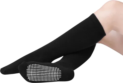 Miniatura 4 de Century Star Calcetines de bebé para niña, calcetines altos hasta la rodilla, calcetines antideslizantes para niños, calcetines de tubo