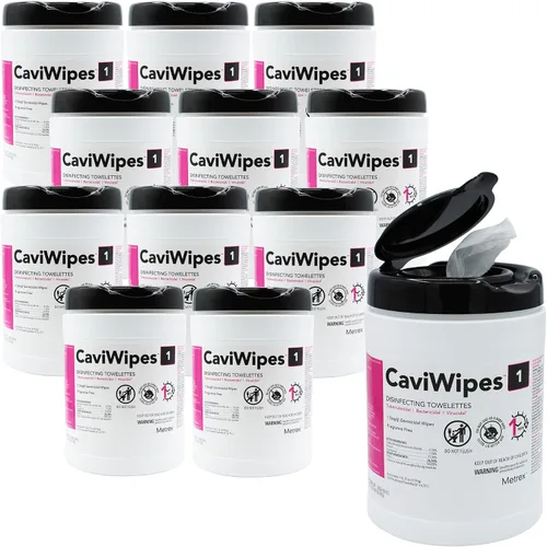 Miniatura 8 de Metrex CaviWipes1 Toallas desinfectantes de superficie XL – Toallitas desinfectantes no tejidas duraderas para superficies duras y no porosas