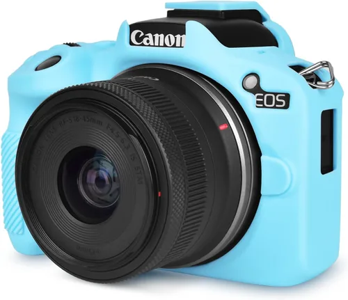 Miniatura 10 de Rieibi EOSR50 EOS R50 Funda protectora de silicona suave para cámara Canon EOS R50 EOSR50 Vlogging, ligera EOS R50 Funda para cámara de cámara Grip