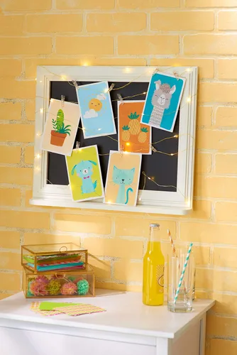 Miniatura 5 de American Greetings Tarjetas surtidas en blanco, lindos animales e iconos (48 unidades)