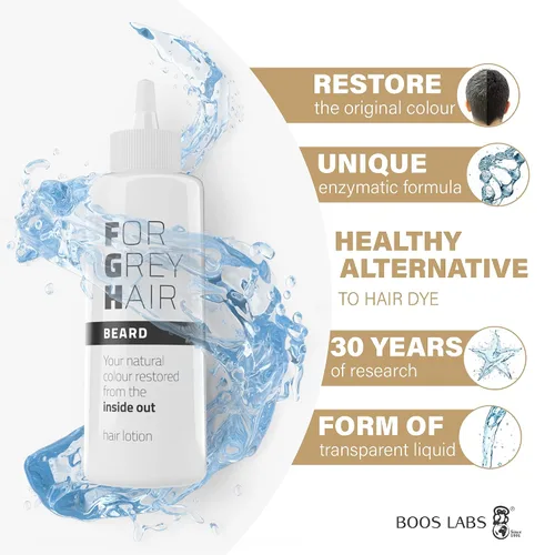 Miniatura 2 de Para cabello gris para barba y bigote - Recupera tu color de cabello original