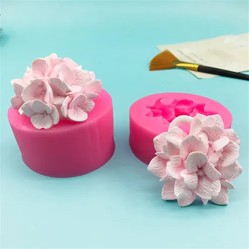 Miniatura 7 de Hortensia Ball Silicone Mold Candle Soap DIY Artesanía Suministros Para Principiantes Hornear Pastel Decoración Accesorio Decoración de Pastel 2
