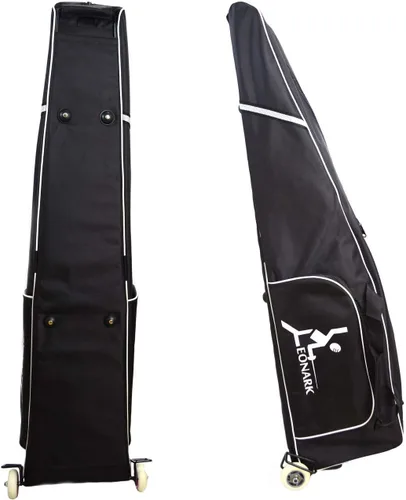 Miniatura 18 de LEONARK Bolsa de rueda de esgrima con barra de tracción para sable de espada y papel de aluminio - Hema Sword Bag Trolley Case para esgrima traje