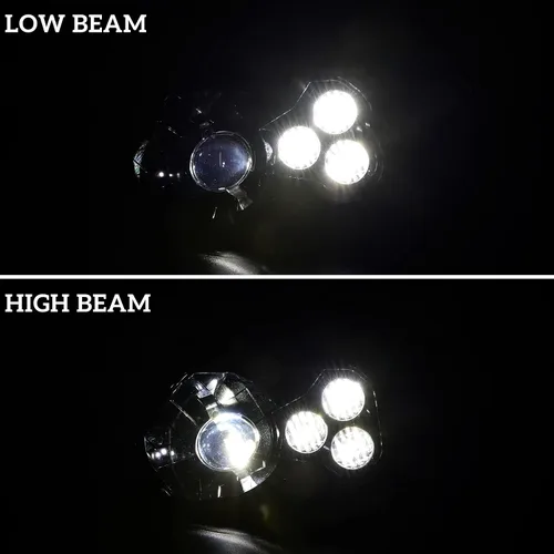 Miniatura 2 de SAUTVS Faros LED con Ojo de Ángel para Sportsman, Faros LED Delanteros con Luces de Haz Alto y Bajo para Polaris Sportsman 400 500 550 570 800 850