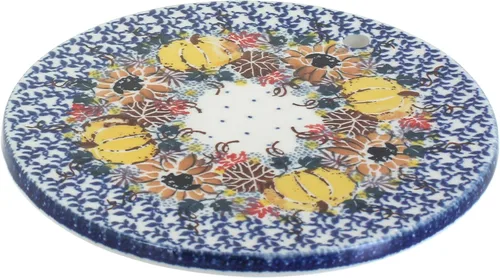 Miniatura 6 de Salvamanteles de cerámica polaca rosa azul