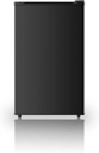 Miniatura 2 de HAILANG - Refrigerador mini de 4.4 pies cúbicos con congelador, refrigerador mini de una puerta, 5 configuraciones de temperatura ajustable, Negro