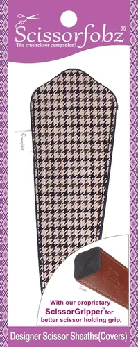 Miniatura 113 de Fundas protectoras para tijeras de diseñador, 4 unidades, tamaño surtido, diseño floral victoriano azul #4-304 Jardín floral victoriano azul