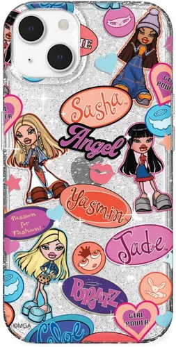 VELVET CAVIAR Funda para iPhone 14, probada en caídas de 10 pies, purpurina transparente Bratz Bratz Pack Glitter