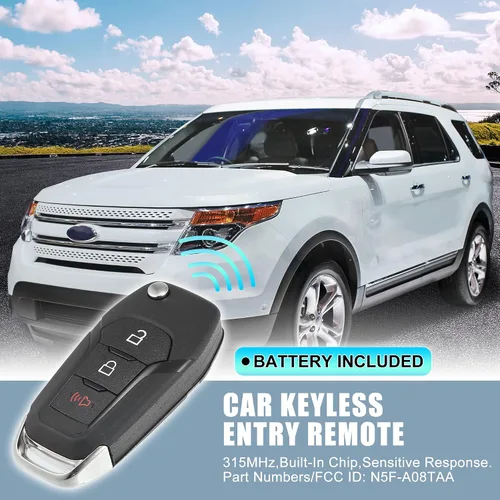 Miniatura 2 de X AUTOHAUX 315MHz N5F-A08TAA Reemplazo inteligente de proximidad sin llavero remoto para Ford F150 F250 F350 2015-2019 para F450 F550 2018-2019