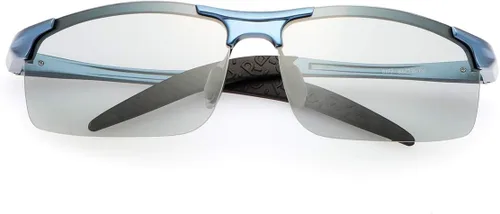 Miniatura 10 de YIMI Gafas de sol deportivas polarizadas fotocrómicas para hombre, ciclismo, pesca, conducción, protección UV, gafas antirreflejos 8003 Azul