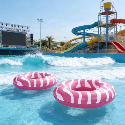 Miniatura 7 de 1 juego de flotadores para tumbonas de piscina para adultos, extra grande, flotadores inflables para piscina, flotadores de agua para piscina, lago