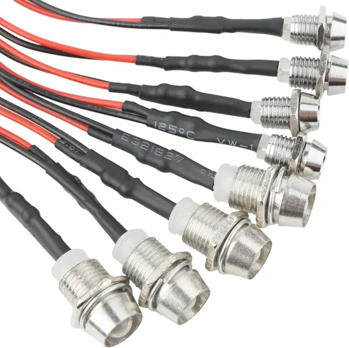 Miniatura 3 de Juego de 8 luces LED para coche RC a escala 1:10, 4 faros blancos y 4 luces traseras rojas