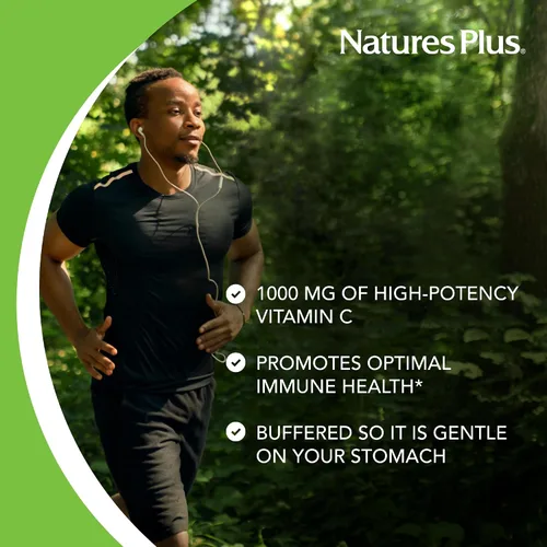 Miniatura 4 de NaturesPlus Jugo de naranja - 60 tabletas masticables - 1000 mg de vitamina C - Suplemento de apoyo inmunológico de alta potencia, antioxidante