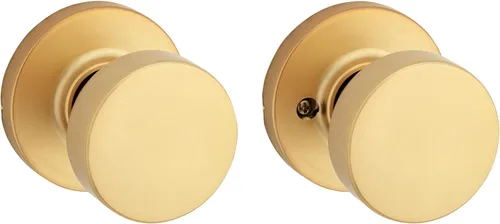 Miniatura 38 de Kwikset Pismo - Pomo de puerta redondo simulado, manija de un solo lado para armarios, puertas dobles francesas y despensa, pomo de puerta