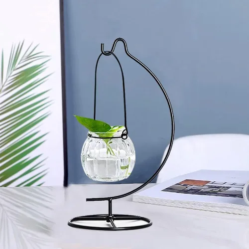 Miniatura 2 de Soporte de exhibición de adornos, soporte para colgar adornos de bolas de vidrio, soportes de adornos para plantas colgantes, soporte de terrario