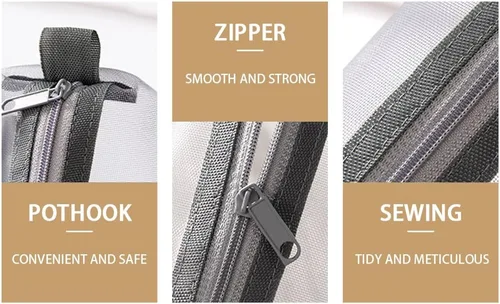 Miniatura 5 de Bolsa de malla para bolígrafos, estuche para lápices, bolsa de herramientas de maquillaje, bolsa de almacenamiento