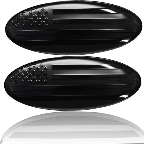 LINOAH - Emblema de parrilla delantera y portón trasero de 9 pulgadas para 04-14 F150, 11-14 Edge, 11-16 Explorer, 06-11 Ranger, 07-14 Expedition,