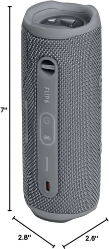 Miniatura 2 de JBL Flip 6 - Altavoz Bluetooth portátil, sonido potente y graves profundos, IPX7 impermeable, 12 horas de tiempo de reproducción, JBL PartyBoost