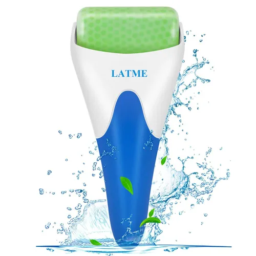 LATME Rodillo de hielo para cara y ojos, regalo para el día de la madre, ayuda con un hinchazón, migraña, alivio del dolor y lesiones menores,