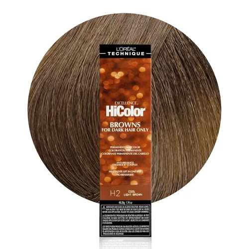Miniatura 10 de L'Oréal Technique HiColor Browns & Blondes Permanent Hair Color - Lifts Dark Hair in One Step, No Brassiness, Rich, Smooth Creme Formula, Intense