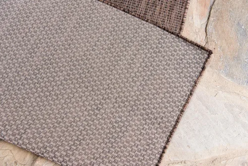 Miniatura 8 de Unique Loom Collection Alfombra de Área Plana Casual de Transición Sólida Jaspeada para Interiores/Exteriores